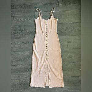 Elegant Pink Maxi Dress